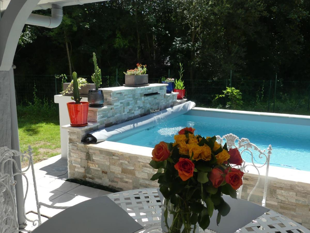 Toki Eder Chez Marisol, Piscine Chauffee, Decoration Soignee Et Ocean A 15 Minutes Entre Bayonne Et Hossegor Villa Saint-Martin-de-Seignanx Exterior foto